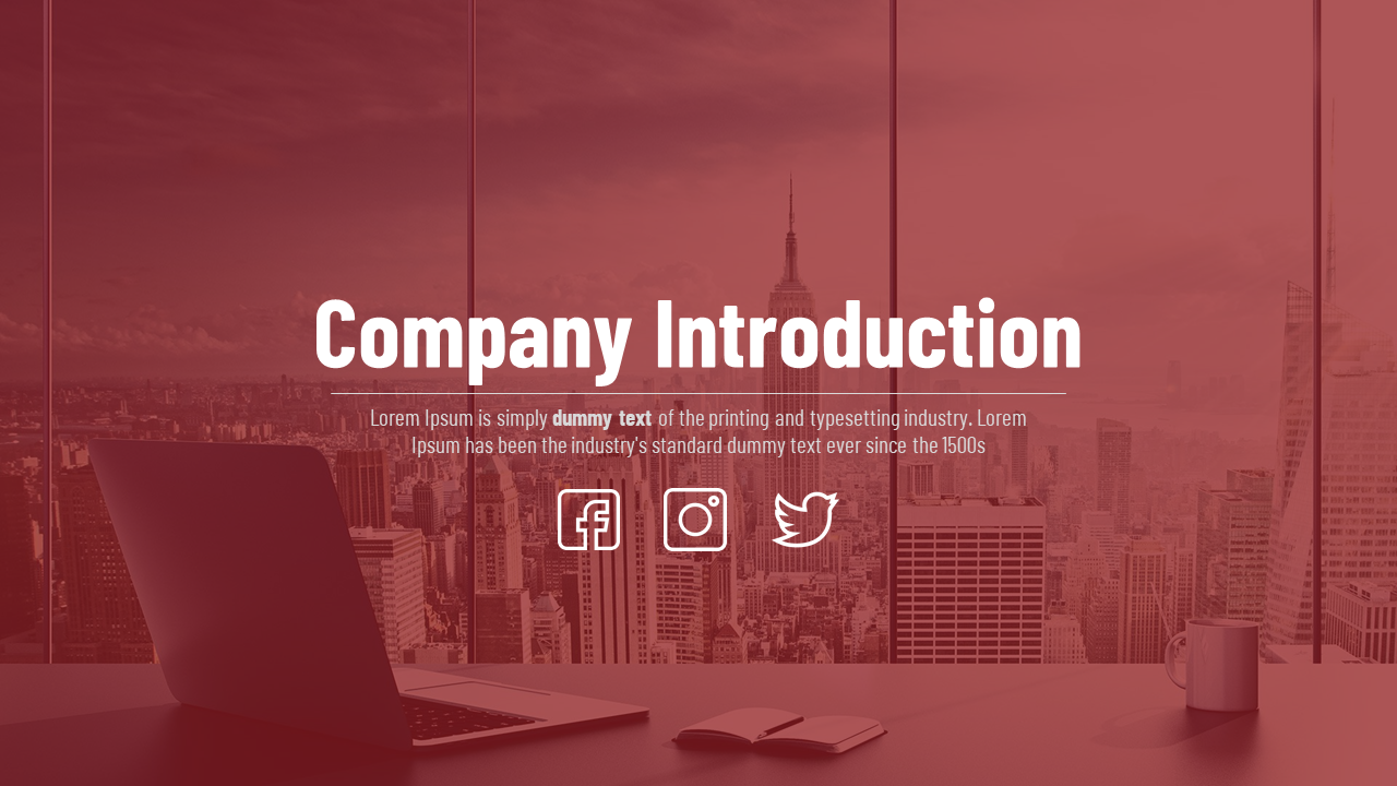 ppt presentation for company introduction